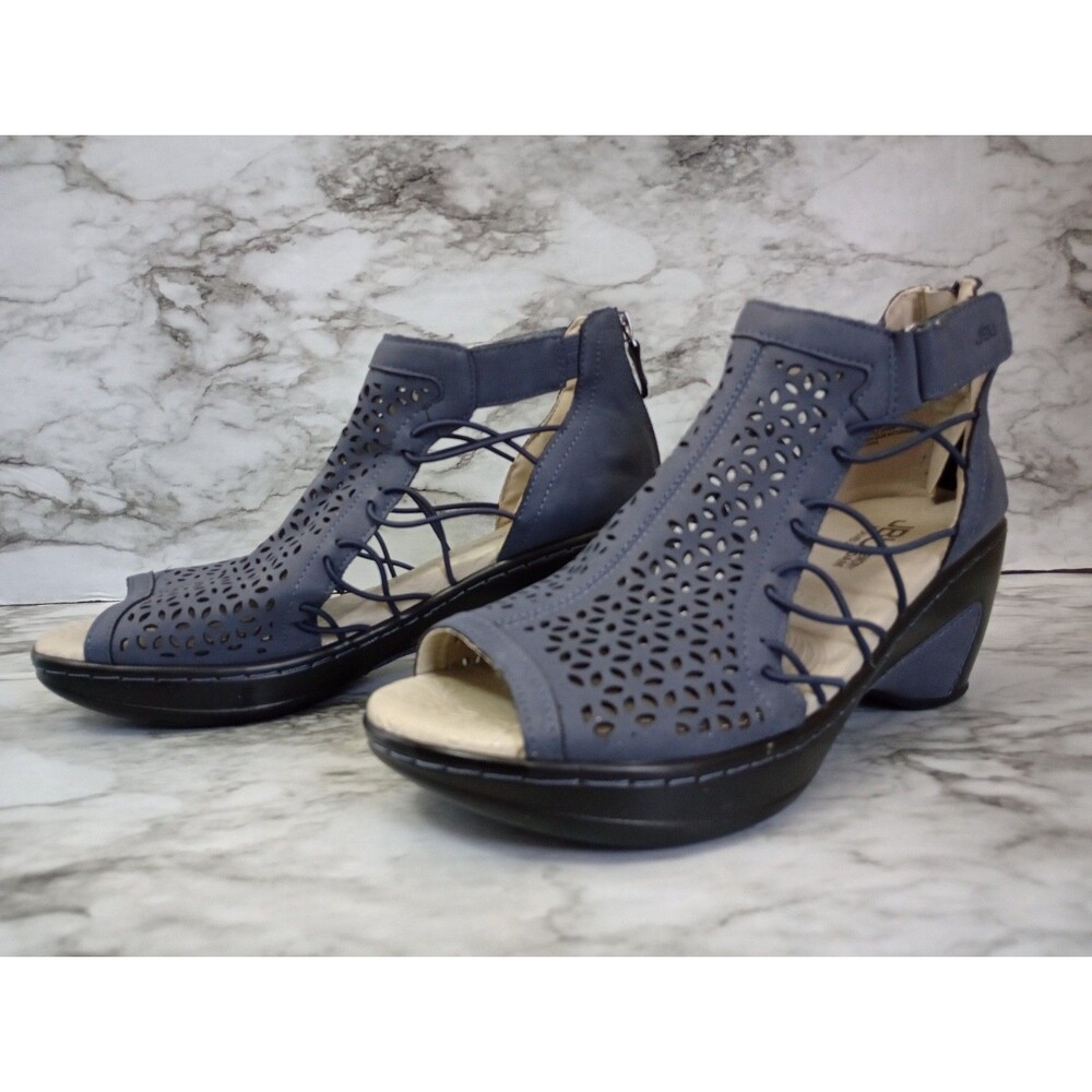 JBU by Jambu Nelly Blue Sandals Vegan Size 8M